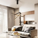 Geometric Shape Gold Living Room Chandelier - Clowas